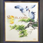Tranh thêu tay đôi uyên ương ‘Hạnh phúc đầu xuân (16)’