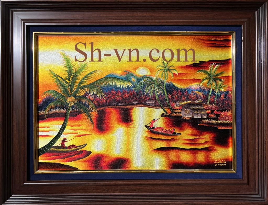 Tranh thêu quê hương "Bình minh trên sông" Tranh-theu-que-huong-sh (35)