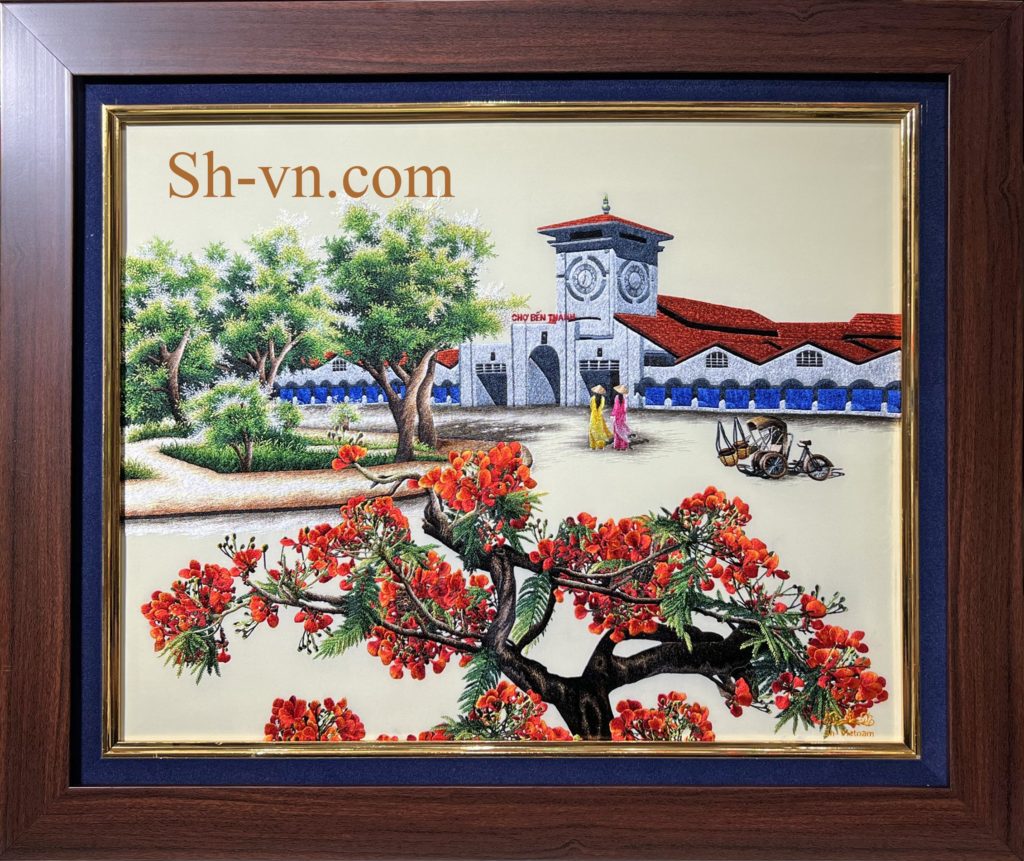 Những Bức Tranh Thêu Tay Hà Nội "Chợ Bến Thành" Nhung-buc-tranh-theu-ha-noi (52)