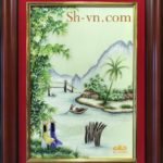 Tranh Thêu Tay ‘Một góc quê tôi’