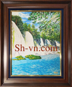 Top 10 Bức Tranh Thêu Tùng Hạc Đẹp Nhất "Thác tiên sa" tranh-theu-tung-hac-dep-nhat (4)