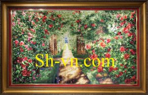 Silk Hand Embroidery in Perth 'Rose Garden' silk-hand-embroidery-in-perth (9)