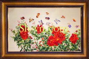 Silk Art in Washington DC 'Peony' top-10-best-silk-art-in-washington-dc (2)