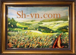 Best Embroidery Art in Ha Long Bay 'Rice Fields' top-10-best-embroidery-art-in-ha-long-bay (10)