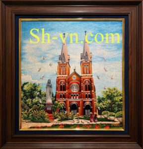 Silk Embroidery Saigon 'Notre Dame Cathedral' top-10-best-silk-embroidery-saigon (6)