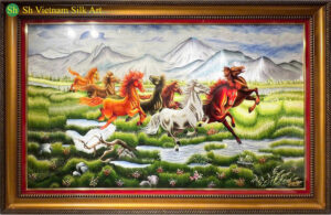 Embroidery Art In California 'Horses' embroidery-art-in-california (9)