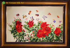 Silk Art In Washington DC 'Peony' silk-art-in-washington-dc (10)