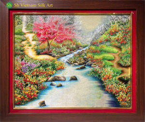 Silk Art In Washington DC 'Stream' silk-art-in-washington-dc (12)